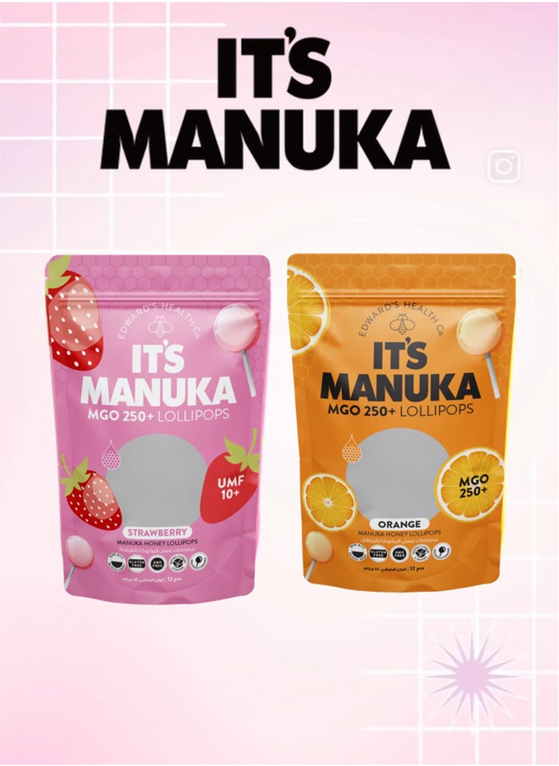 its manuka - Mgo Orange 250+ Lollipops - Image 1