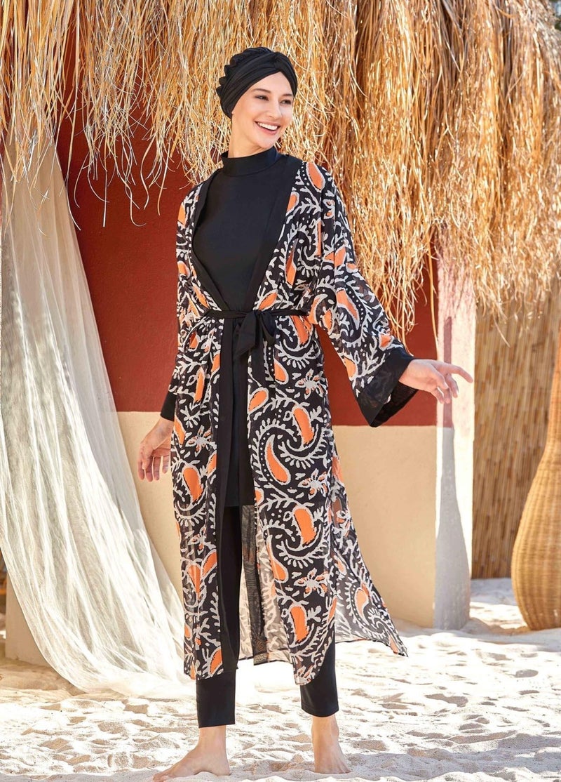 Adasea Black Women's Pareo  - Image 1