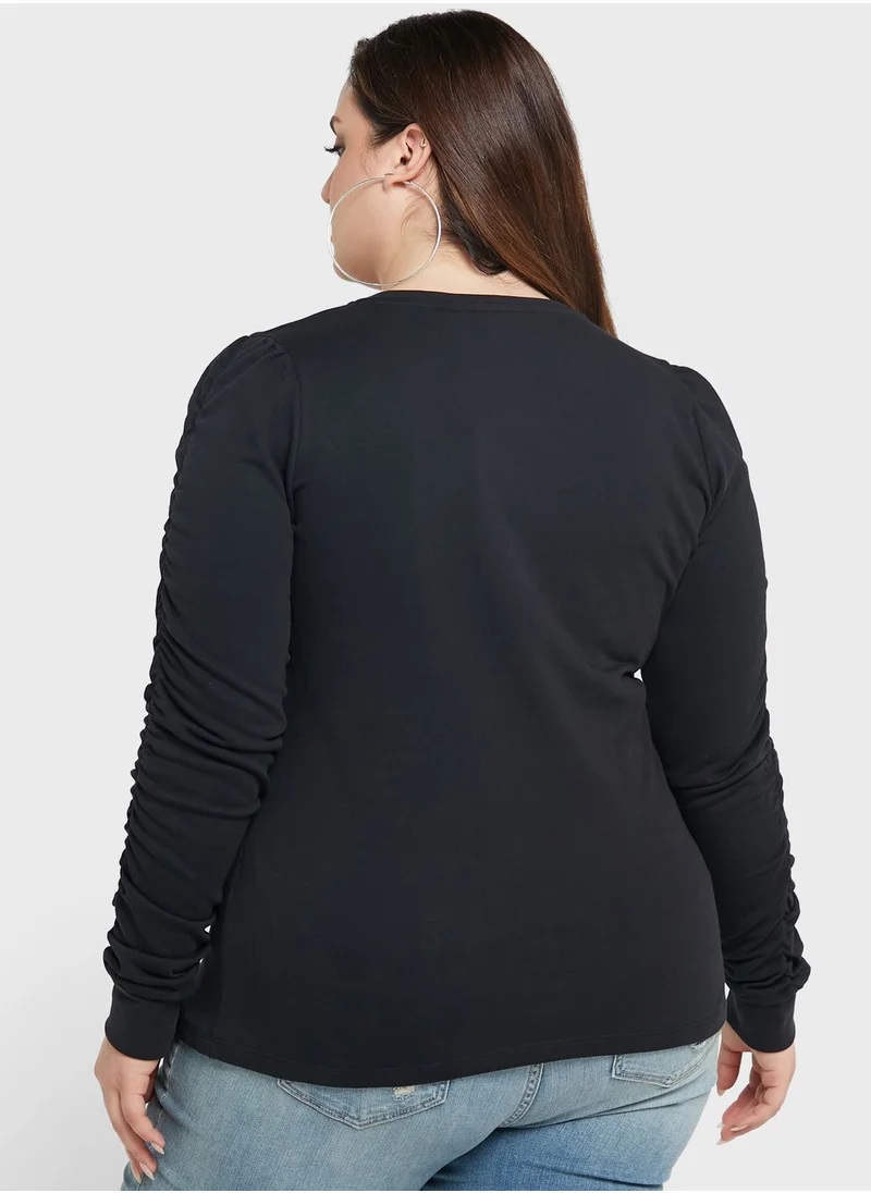 VERO MODA Curve Plain Top