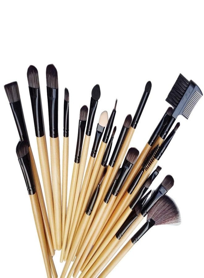 Boulevar 24Pcs Make up Brushes | Professional Makeup Synthetic Cosmetic Makeup Brush Set with Storage Pouch Bag | Cosmetic Tool Eyeshadow Powder Brush Set - Image 2