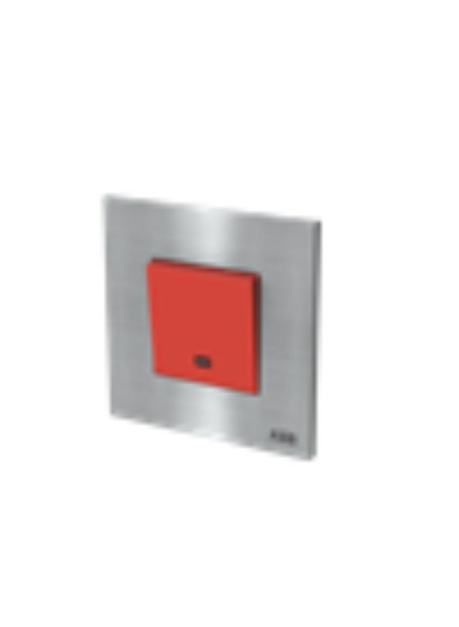 أبب مفتاح أحادي الاتجاه، ثنائي القطب، أحادي العصا، هزاز/زر، مفتاح ثنائي القطب مع مصباح LED غير قابل للتبديل من الفولاذ المقاوم للصدأ - Millenium - Image 1