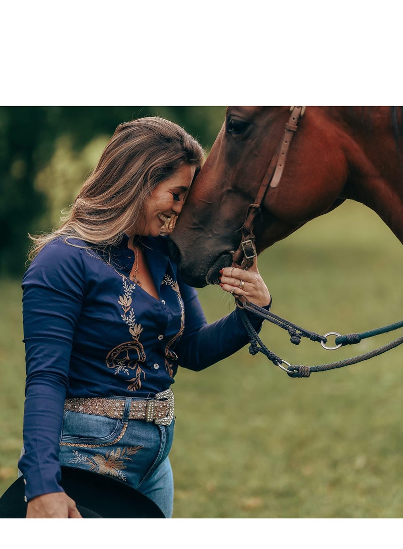 SOLARAE Classic Cowboy Hat Western Felt Wide Brim Women Men Fedora Hats Beach Sun for Wide Cowgirl Summer - Image 3