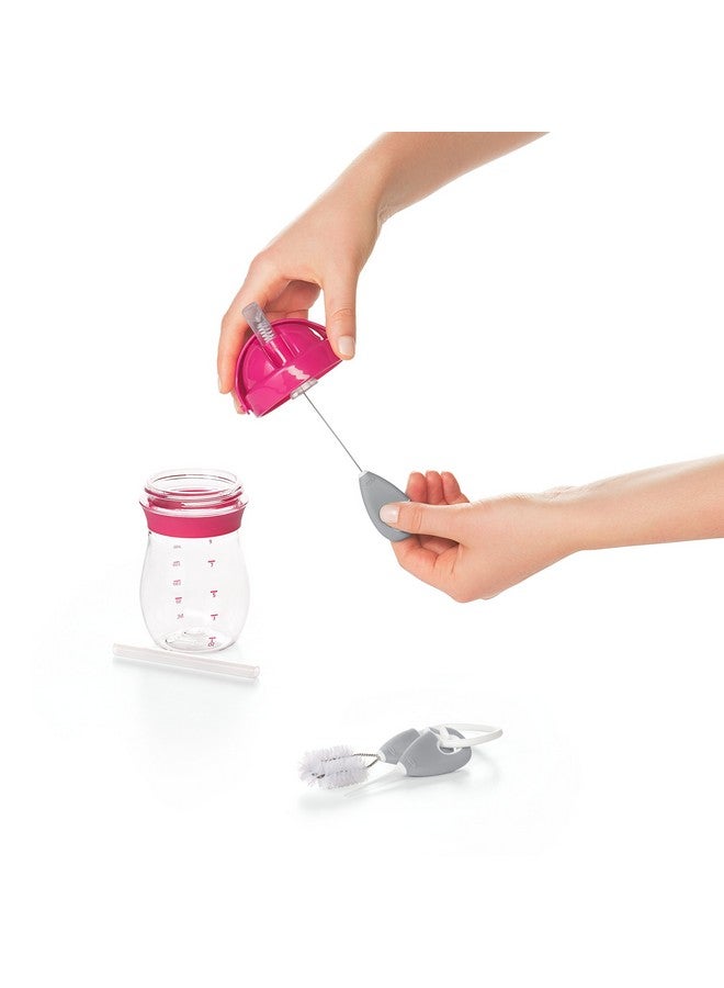 OXO Tot Cleaning Set for Straw & Sippy Cup, Gray - Image 2