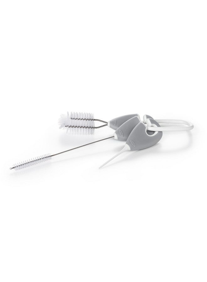 OXO Tot Cleaning Set for Straw & Sippy Cup, Gray - Image 3