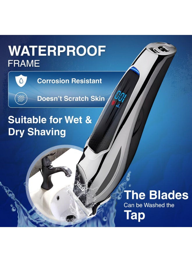 VGR V-070 Professional Hair Trimmer Runtime: 120 min Trimmer for Men (Black) - Image 3