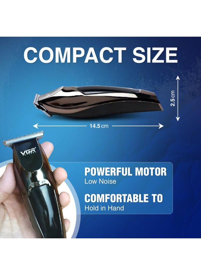 VGR V-070 Professional Hair Trimmer Runtime: 120 min Trimmer for Men (Black) - Image 2