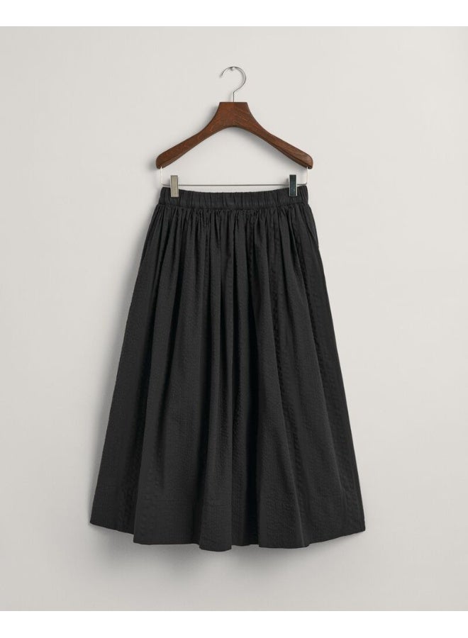Gant Seersucker Striped Pull-On Skirt - Image 2