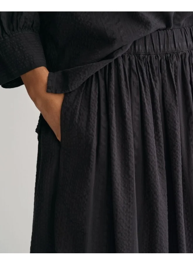 GANT Gant Seersucker Striped Pull-On Skirt