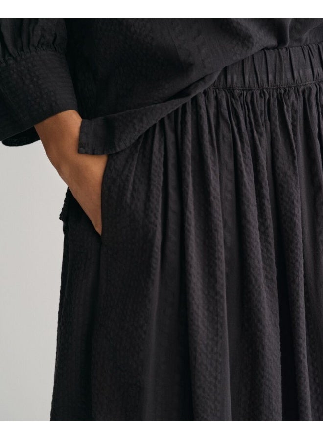 Gant Seersucker Striped Pull-On Skirt - Image 3