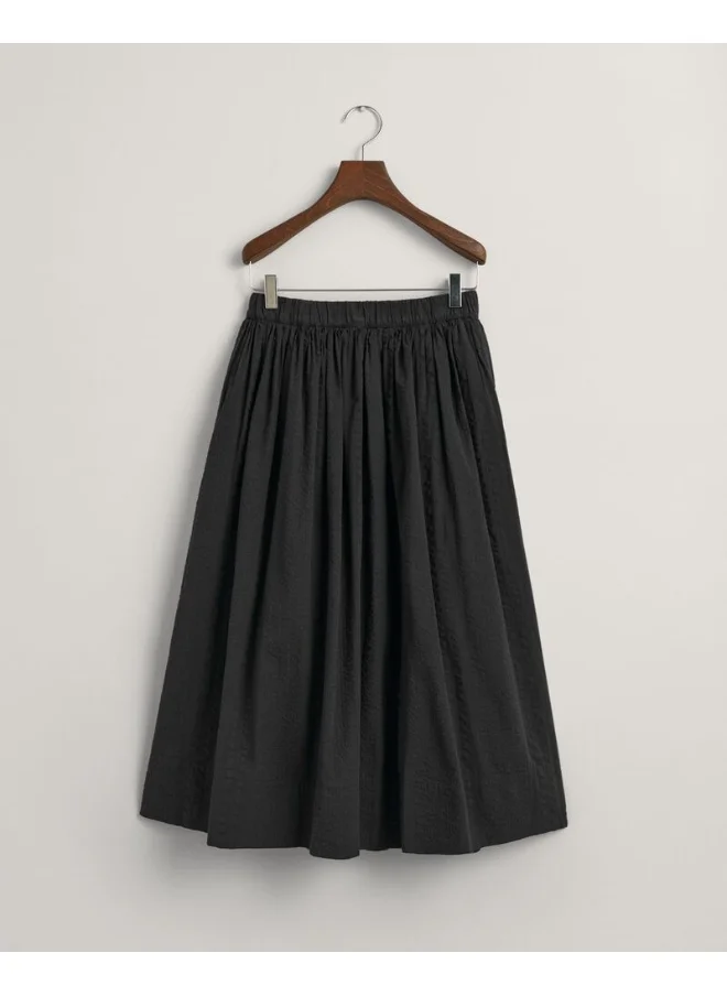 غانت Gant Seersucker Striped Pull-On Skirt