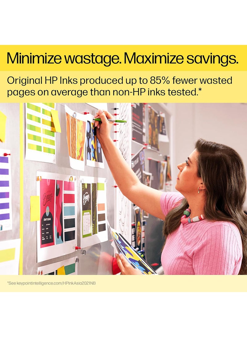 HP GT52 Original Ink Cartridge Yellow - Image 4