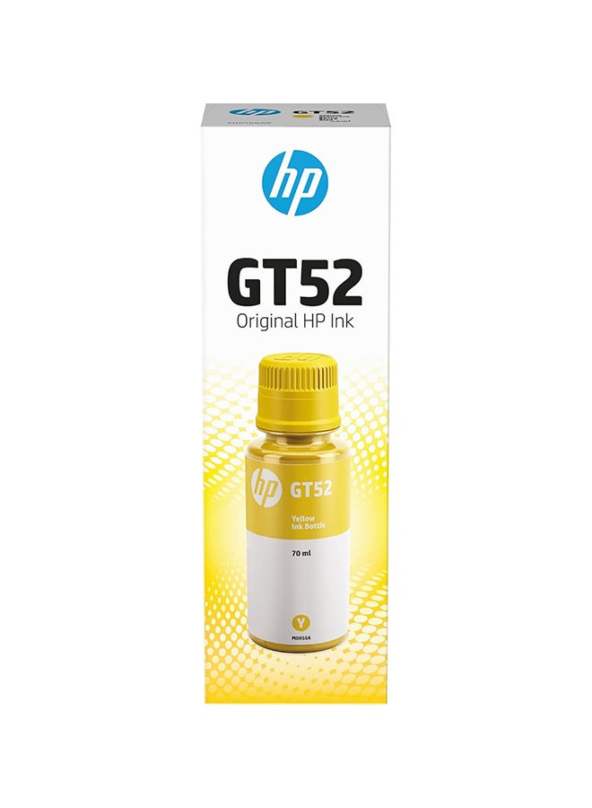 HP GT52 Original Ink Cartridge Yellow - Image 1