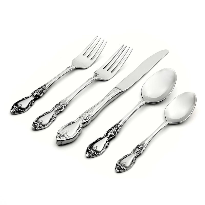 Oneida Louisiana 20 Piece Fine Flatware Set Service for 4 188 Stainless Steel