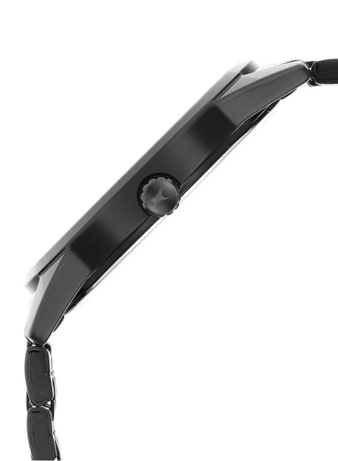Fastrack Stunners Quartz Analog Black Dial Metal Strap Watch for Guys 3277nm01 - Image 4
