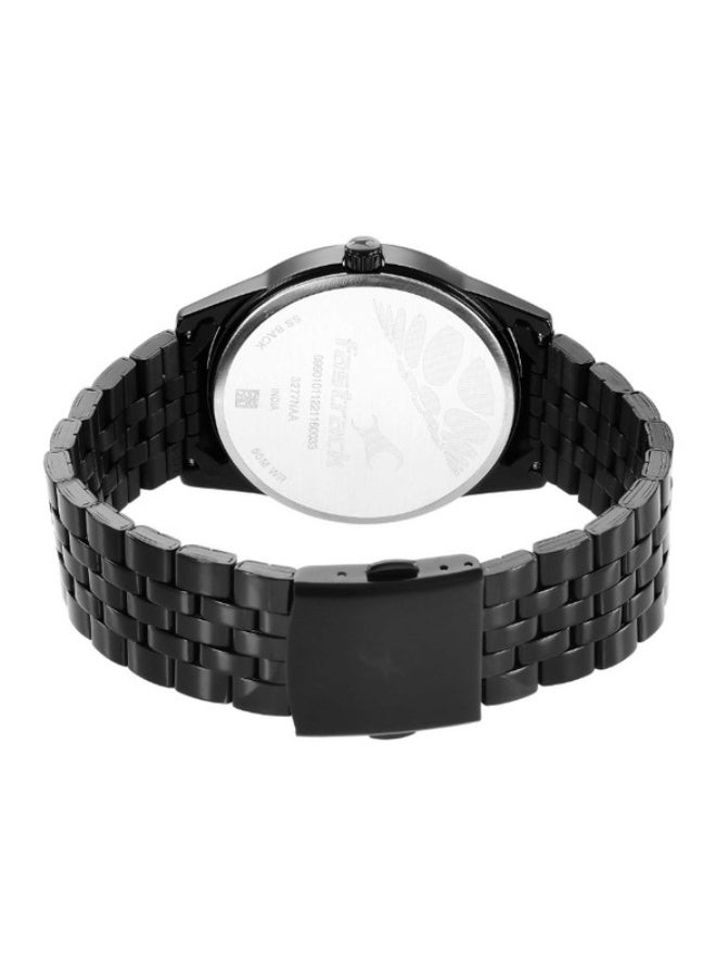 Fastrack Stunners Quartz Analog Black Dial Metal Strap Watch for Guys 3277nm01 - Image 5