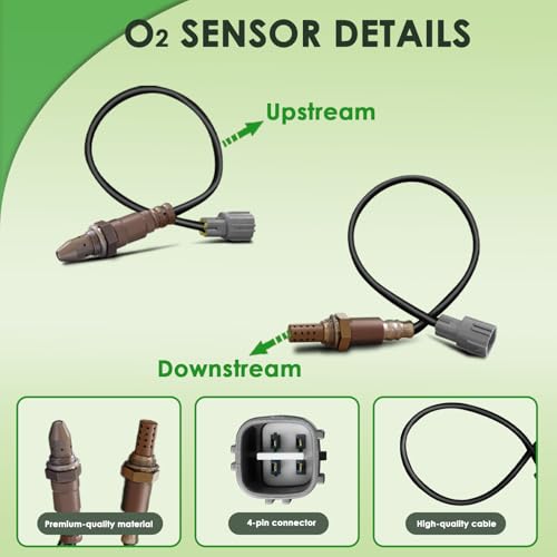 PUAMRPTS O2 Oxygen Sensor Compatible with Toyota RAV4 2013-2018, Camry 2012-2017, Avalon 2013-2018 - 2.5 L4 - Upstream & Downstream - Replace# 250-54084, 250-24360, 2Pcs - Image 3