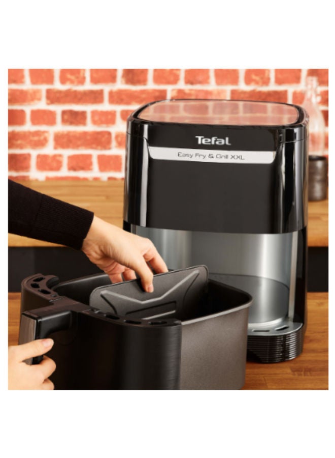Tefal XXL Digital Easy Fry and Grill Air Fryer, (Suitable for 6-8 People) 6.5 L 1800 W EY801815 Black - Image 5