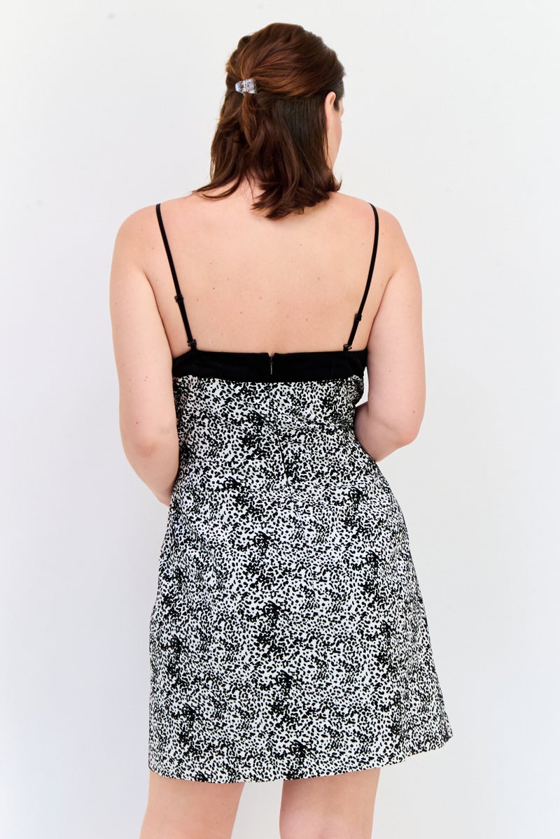 Damsel In A Dress Women All Over Print Mini Dress, Multicolor  - Image 4