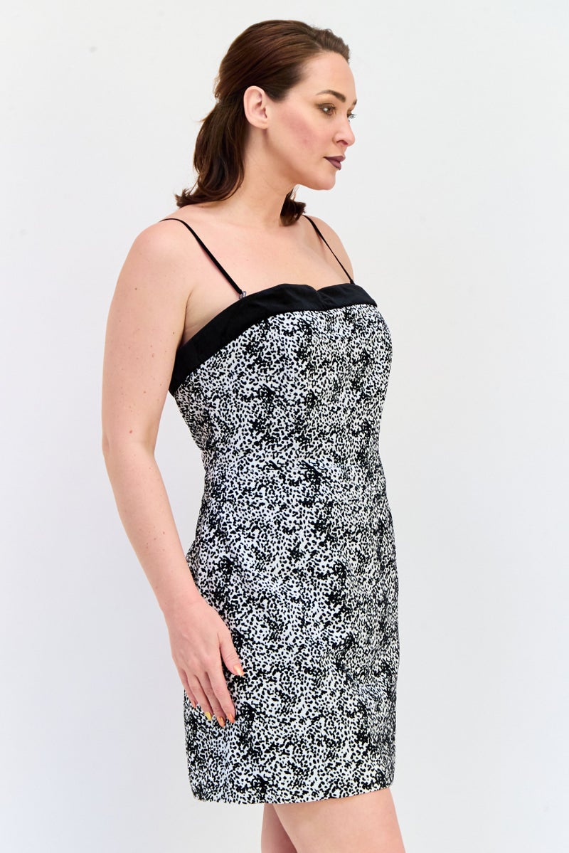 Damsel In A Dress Women All Over Print Mini Dress, Multicolor  - Image 2