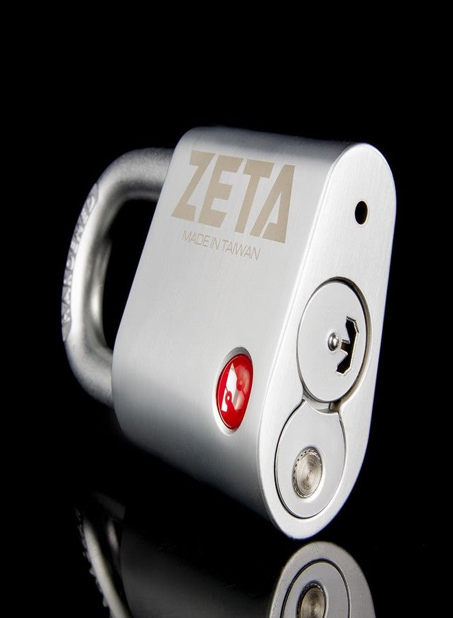 ZETA ZR55 High Security 6-Pin Dimple Slider with Sidebar Cut Pick Resistant Locksport 55mm Width Padlock - Image 2