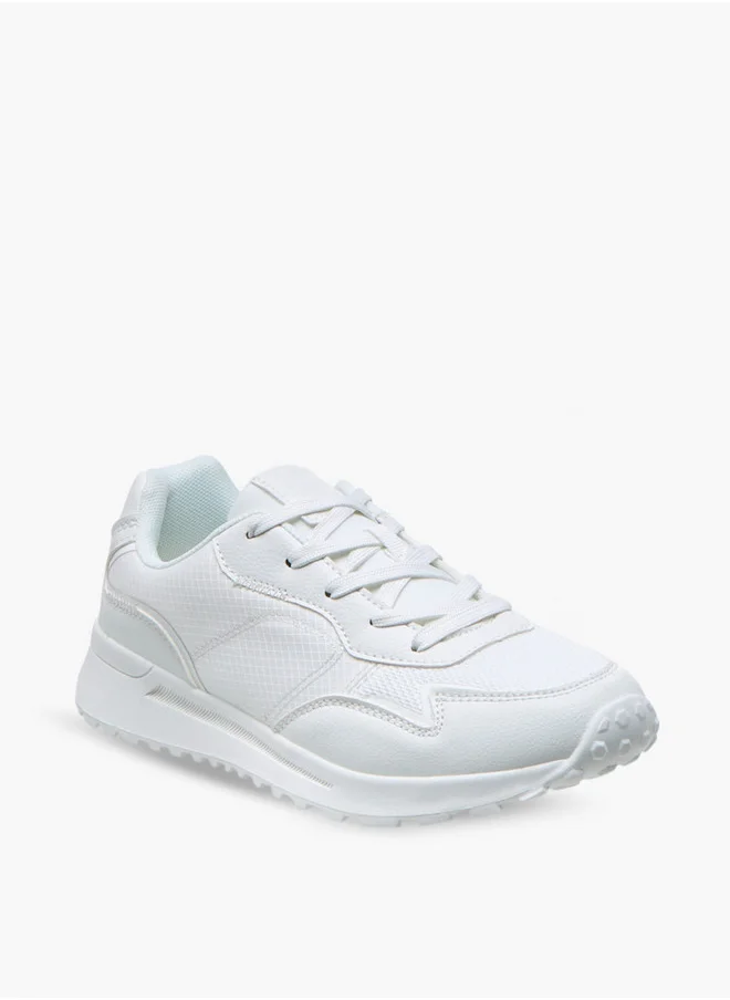 ميسي Flyknit Textured Sneakers with Lace-Up Closure