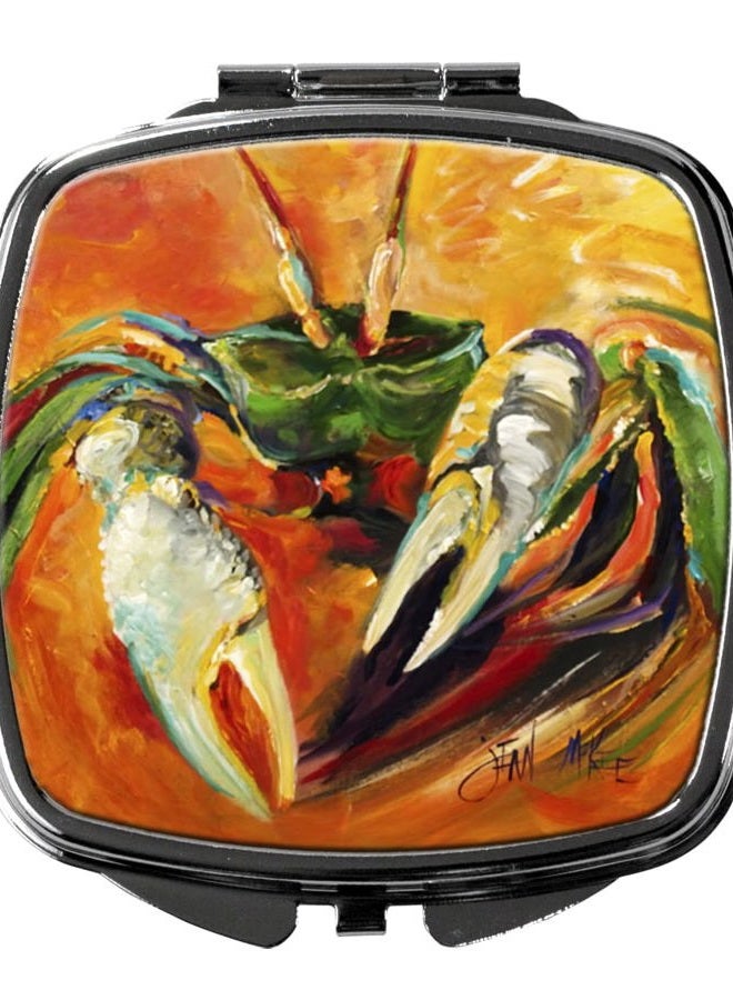Caroline's Treasures Small Orange Crab Compact Mirror JMK1251SCM - Image 1