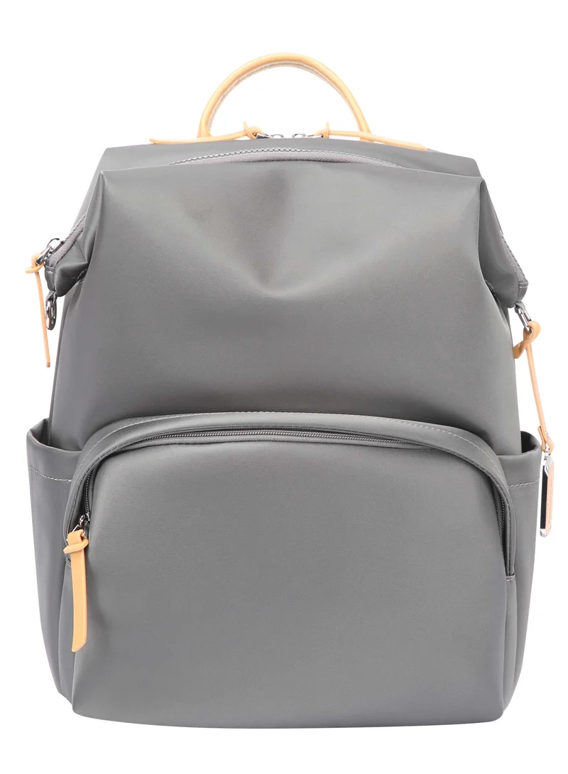 Bopai BOPAI Professional Lady Water Resistant  Backpack - Premium Laptop Carry Bag for Business and Travel with Luggage Strap -BO-LB791-Grey