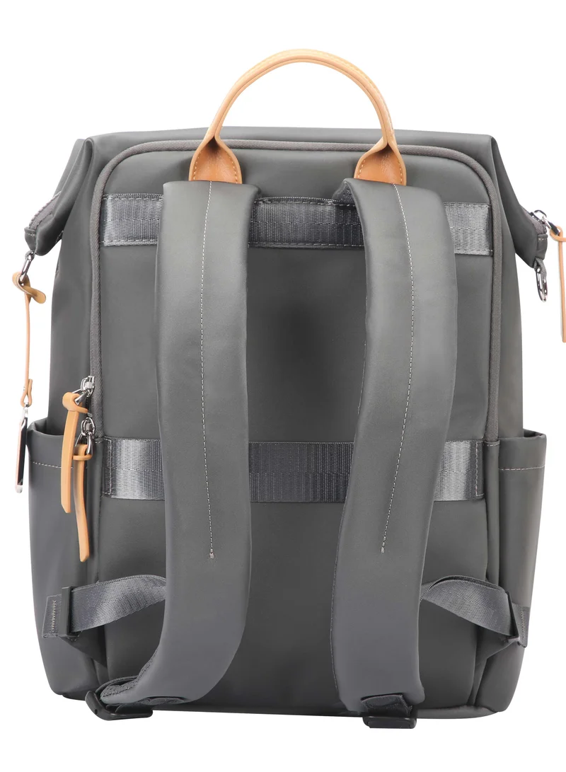 Bopai  Premium Durable Lightweight Ladies Laptop Backpack Water Resistant Synthetic Leather Daypack for Casual/Office/School/College, BO-LB791, Grey for Women | Best Price UAE