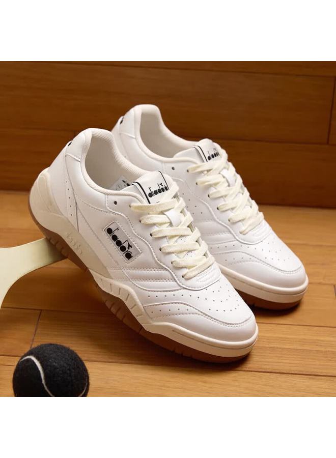 DIADORA أحذية ديادورا يوني منخفضة القطع القابلة للتنفس كاجوال أكشن أبيض ساطع/أسود زيركون/أبيض آيسبرغ مقاس 41 - Image 2