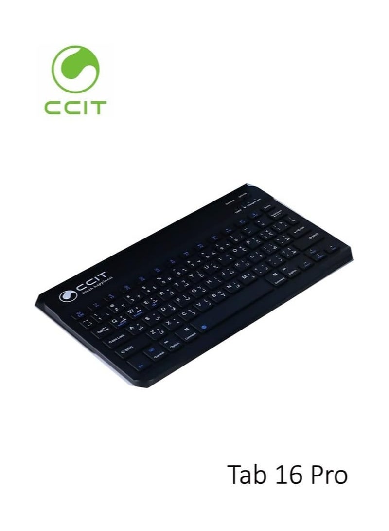 CCIT Tab 16 Pro 10.1 Inch HD Android Tablet 16GB RAM 1TB ROM 10000 mAh Battery with Keyboard and Accessories Black - Image 3