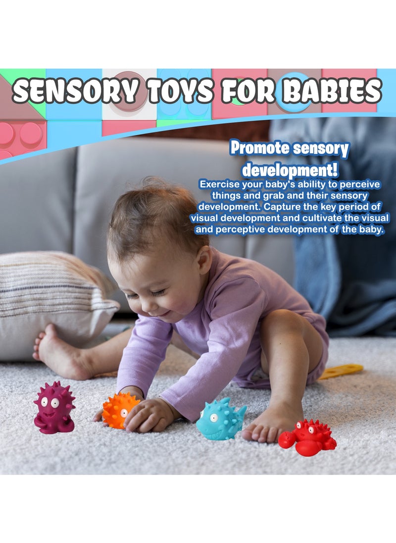 Home Smart - Home Smart Children's Sensory Ball Assorted Color Lightweight Cartoon Animal Shape Ideal for Boys and Girls Soft Gift - Image 1