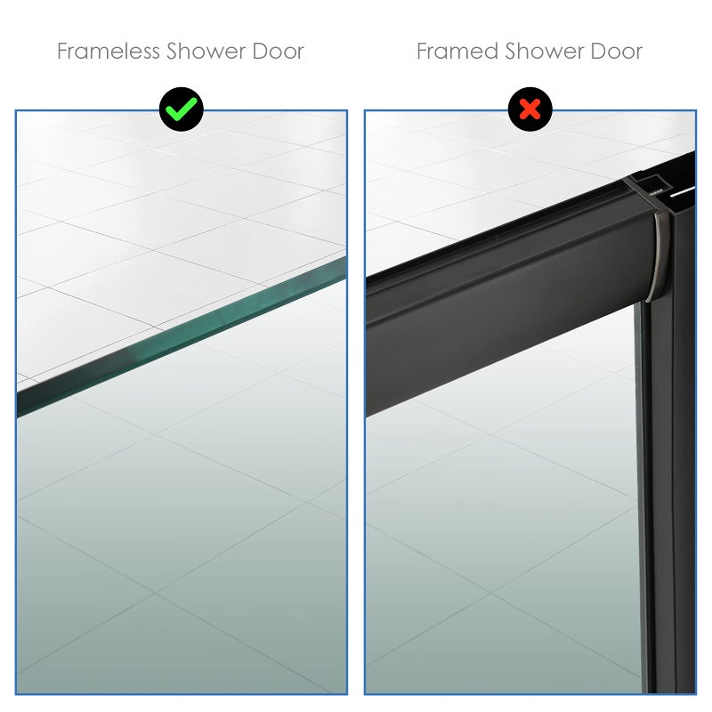 Simtive Shower Door Hooks (2-Pack), Towel Hooks for Bathroom Frameless Glass Squeegee Hooks, Black - Image 4