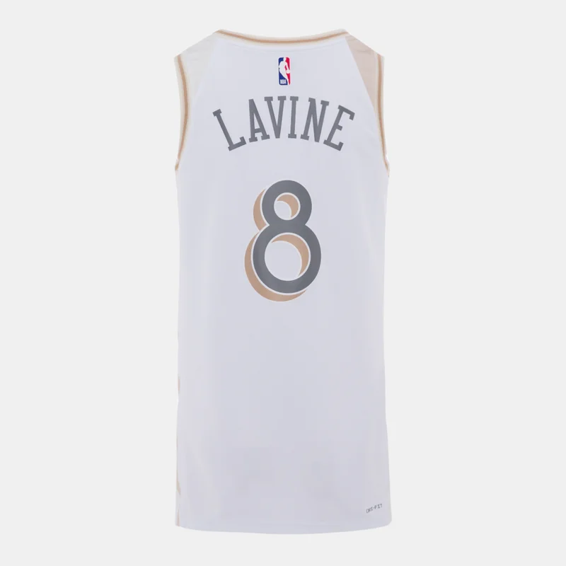 نايكي تيشيرت كرة السلة 24/25 ان بي ايه شيكاغو بولز زاك لافين سيتي إديشن ريبليكا سويجمان للرجال