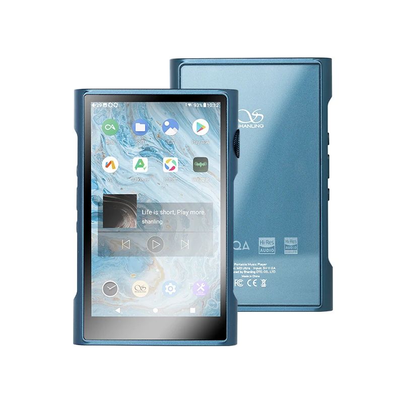 Shanling M3 Ultra HD Hi-Res Android Music Player Portable WiFi Bluetooth Mp3, Blue - Image 1