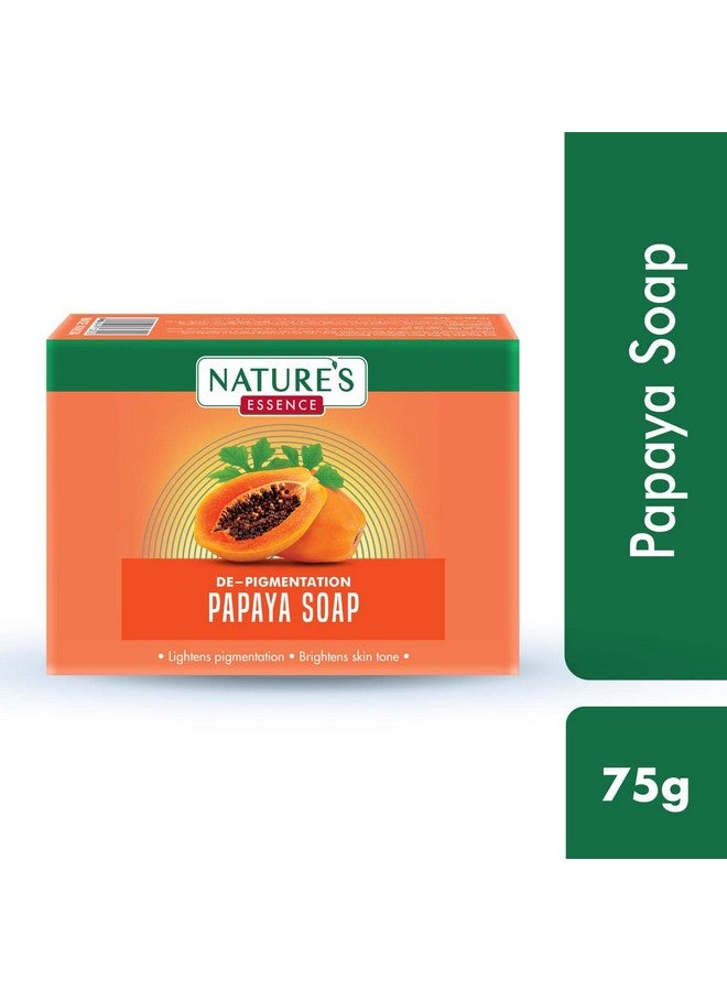 نيتشرز إيسنس صابون البابايا للتصبغ للاستحمام 75 جرام - Image 2
