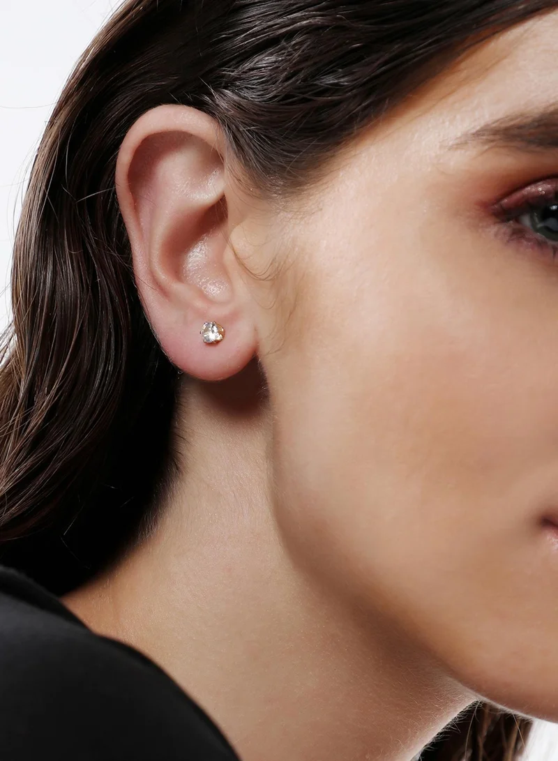 SOHI Bling Wing Stones Studded Mismatch Artificial Stud Earring Jewellery