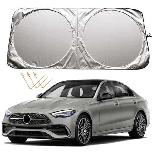 شمسية زجاج أمامي XHRING لمرسيدس بنز C C300 A B E E350 GLA GLB 250 CLA CLK ملحقات السيارة