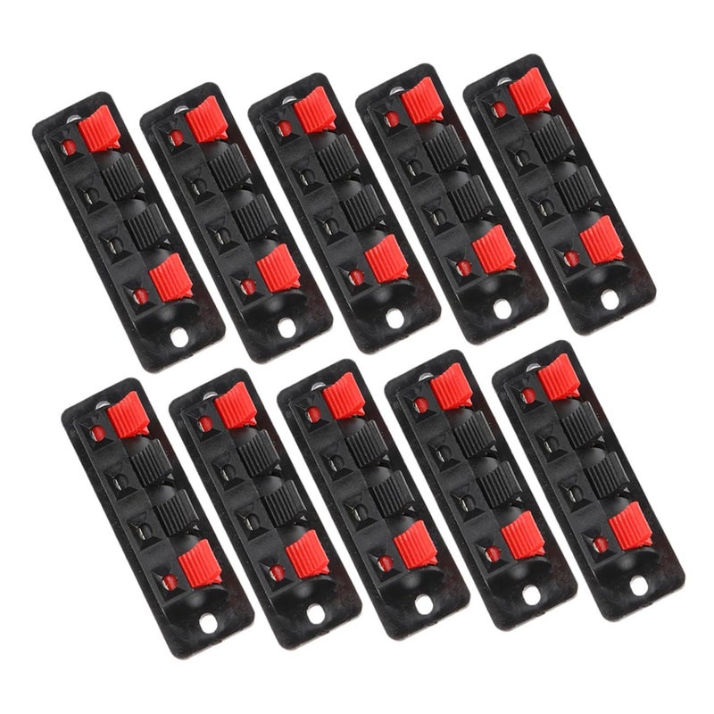 10Pcs Gold Plated Speaker Terminal Connectors for Audio Equipment and LED Strips Easy Installation - Image 2