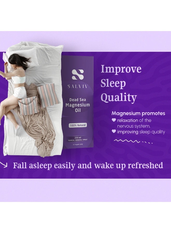 Salviv Dead Sea Magnesium Oil 250ml - Image 4