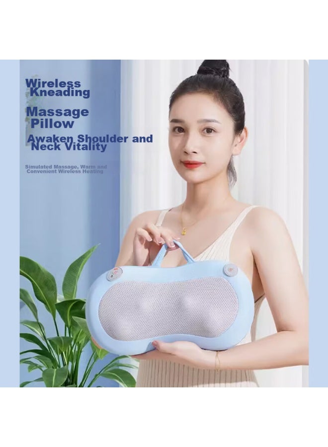 AUX Aux Neck Massager Gl43 (rechargeable), Waist Massager, Massage Pillow, Neck And Shoulder Massager, Back Massaging Cushion, Full-body Massage, Birthday Gift, Present  - Image 5