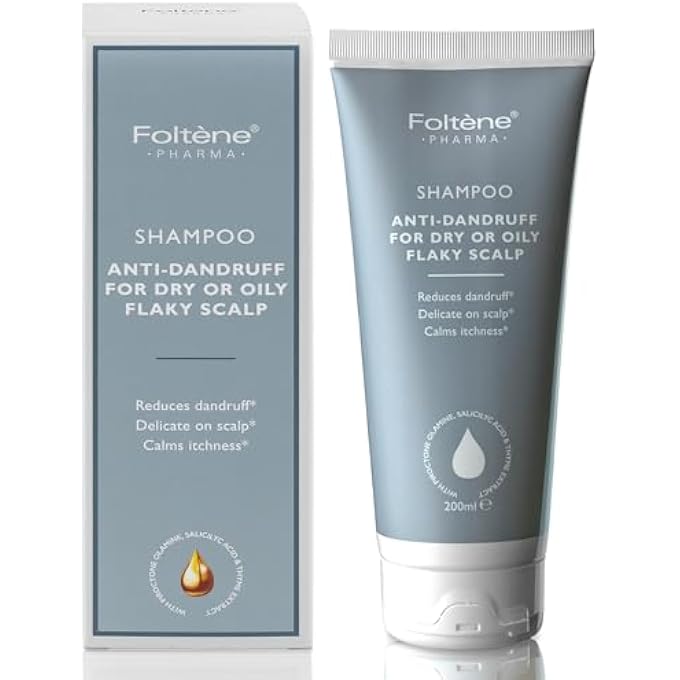 Foltene Anti Dandruff Shampoo for Men & Women â€“ Dry Scalp Shampoo for Itchy & Oily Scalp â€“ Dandruff Treatment with Piroctone Olamine & Salicylic Acid â€“ Sulfate-Free formula â€“ 6.76 fl oz