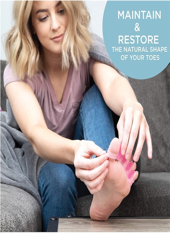 Arabest - Toe Overlap Separator Silicone Five Hole Toe Splitter Thumb Eversion Corrector - Image 1