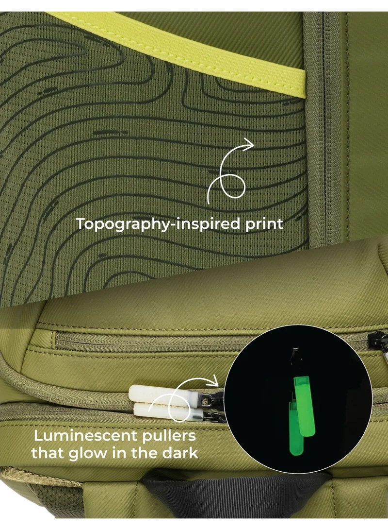 موكوبارا للتجارة ذ.م.م The Offshore Backpack - 28L Capacity, Reverse Coated Nylon Material | Green
