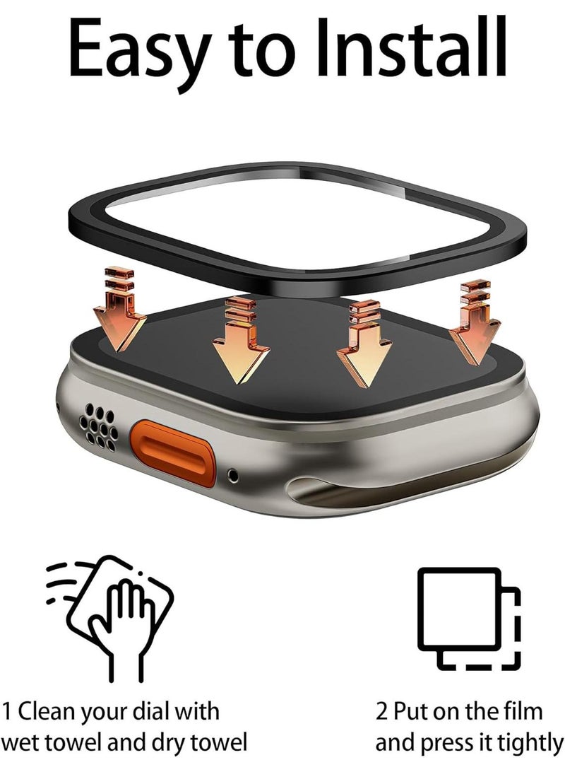 Y&D 2Piece For Iphone Watch Ultra 49mm Frame Protective Film - Image 2