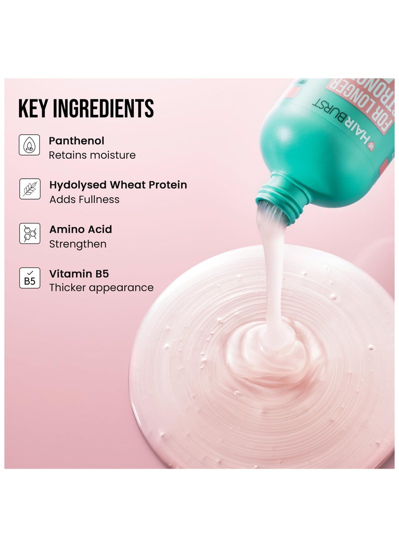 HAIR BURST For Longer Stronger Hair,Shampoing pour des cheveux plus longs et plus resistants shampoo per capelli pui lunghi e piu forti - Shampoo/Shampoing/Shampoo,avocado & Coconut aroma perfum diavocat et de noix de coco aroma avocado E cocco 350 ml 11.8 Us FL oz  - Image 4