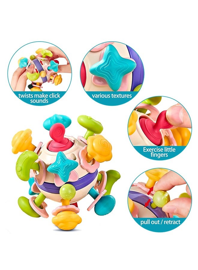 Baby Teething Toys, Baby Chew Toys, Infant Teething Relief, Gifts for Infant Newborn Boys Girls 0 3 6 9 12 18 Months 1 One Year Old  - Image 2