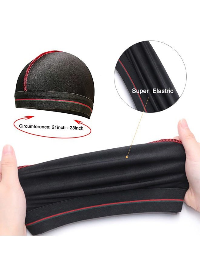 ForceWave Silky Durag for Men Wave Cap Satin Dorag for Men Women 360 Wave (Burgundy) - Image 5