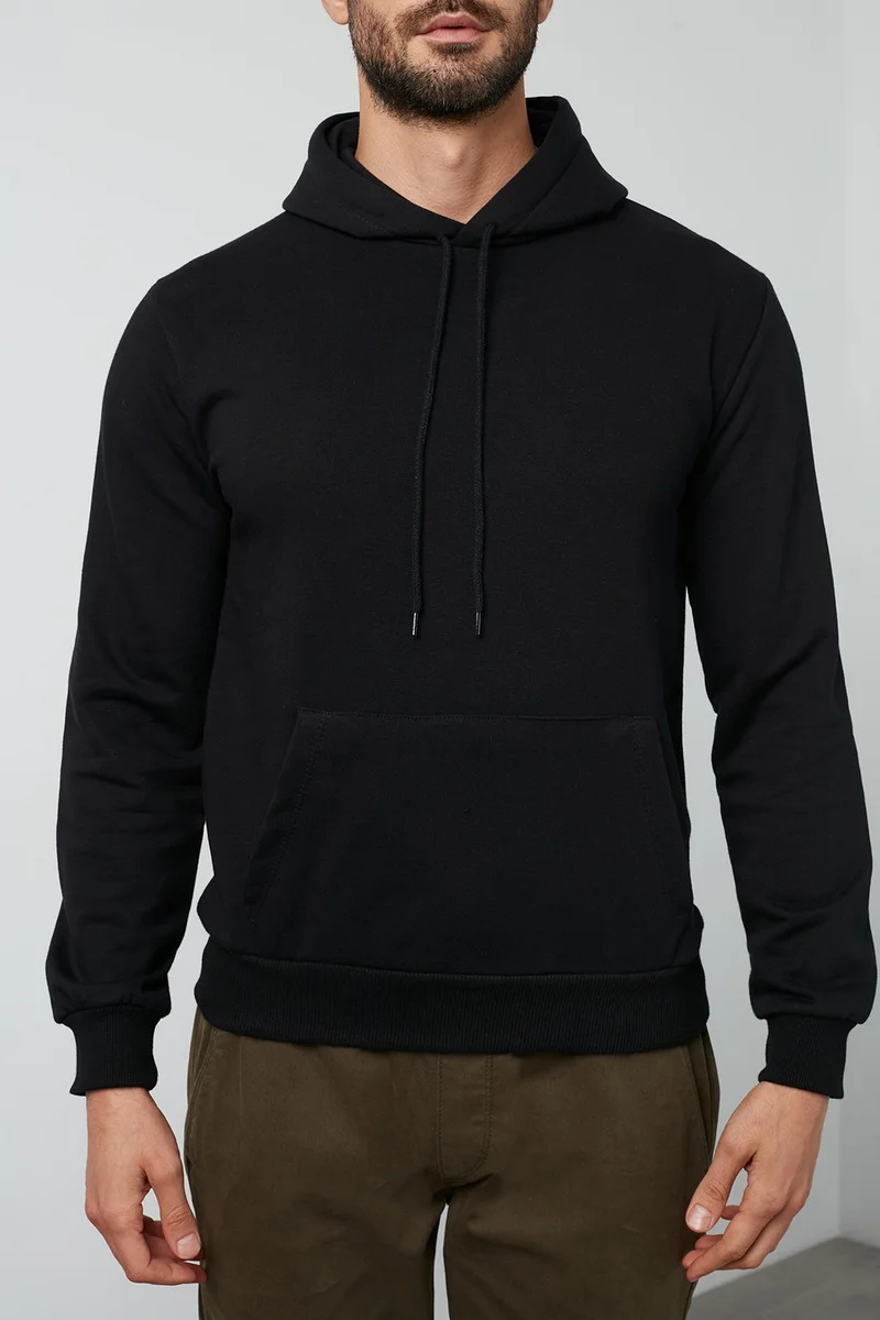 Buratti Cotton Kangaroo Pocket Hooded Sweat Men's Sweatshirt 541HOODIE