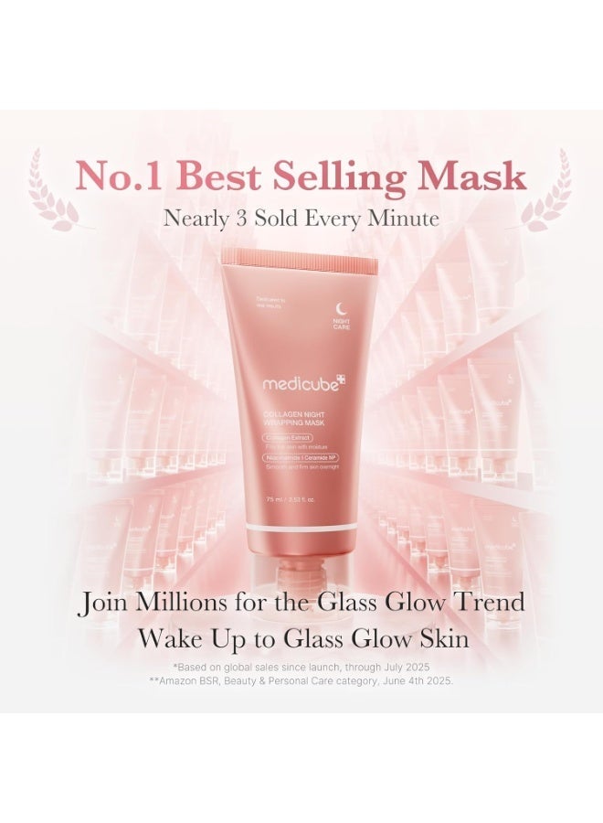 Medicube Collagen Night Wrapping Mask | Deep Hydration & Repair | 75ml - Image 4