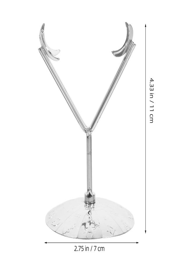 FUNOMOCYA Elegant Crystal Base Decorative Stand for Sphere Display Metal Support for Gemstones Minerals Natural Stones Versatile Easel for Home Office Decor - Image 3